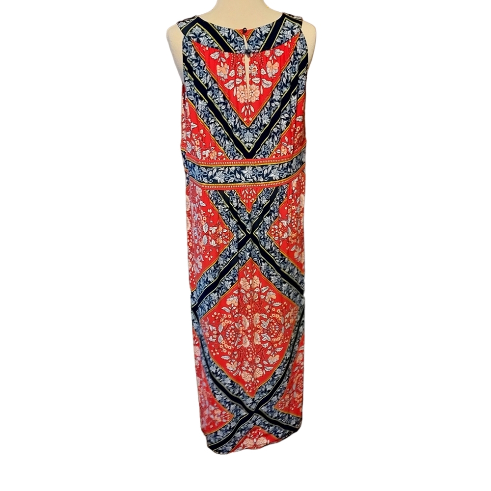 C Est 1946 Maxi Dress 2xl Tank Bue Red Striped Colorblock Lqce Floral Fair Isle.